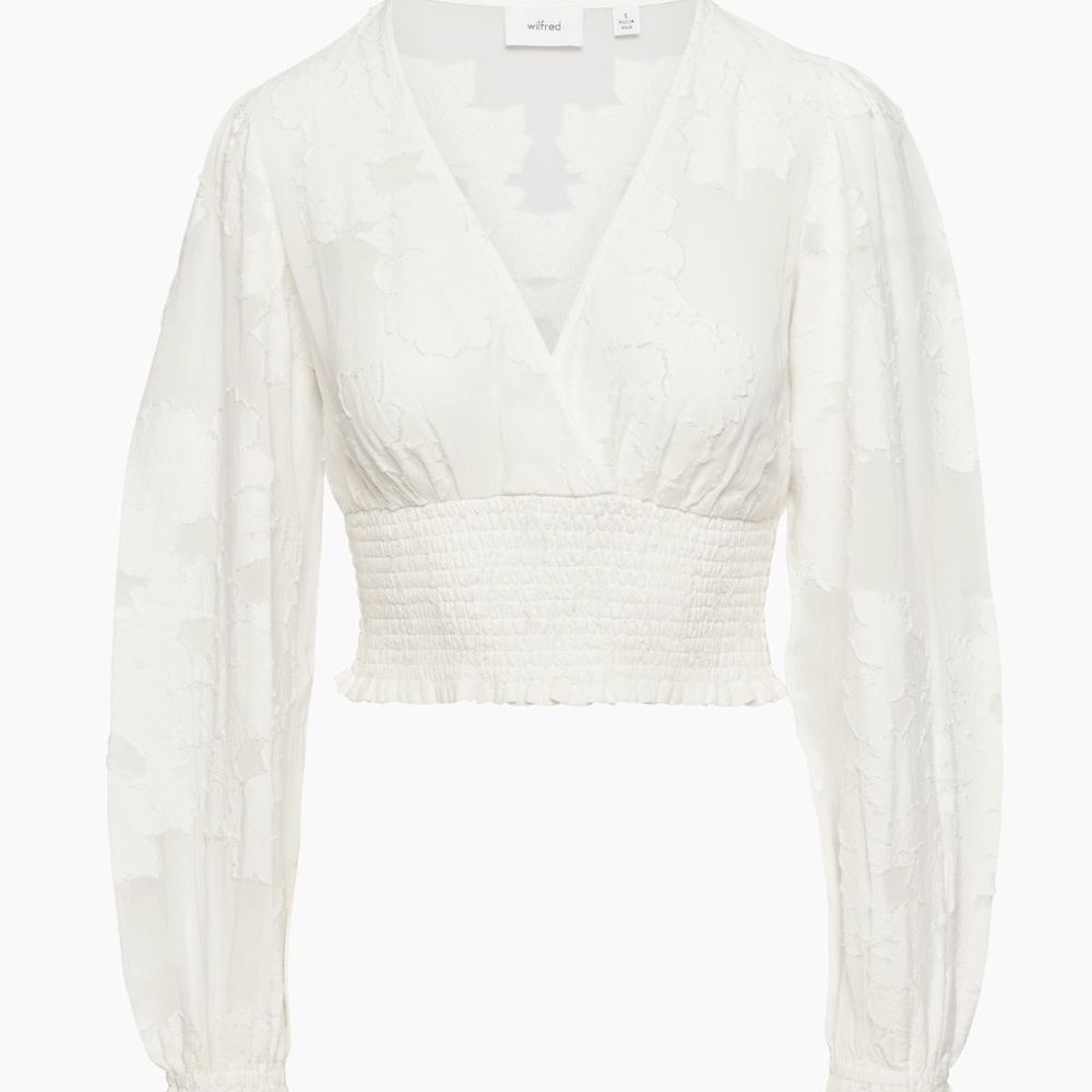 Aritzia Wilfred Wistful Blouse Sz S